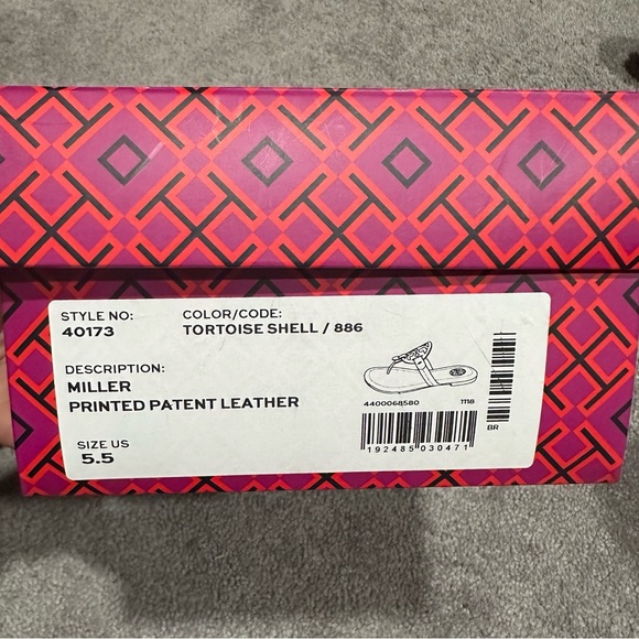 Tory Burch Miller Sandals - Discontinued Women’s Size 5.5 with box - Picture 3 of 4